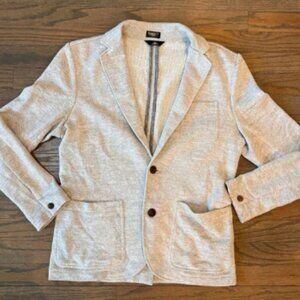 Faherty Women’s Grey Knit Inlet Blazer Size Small | Preppy Academia